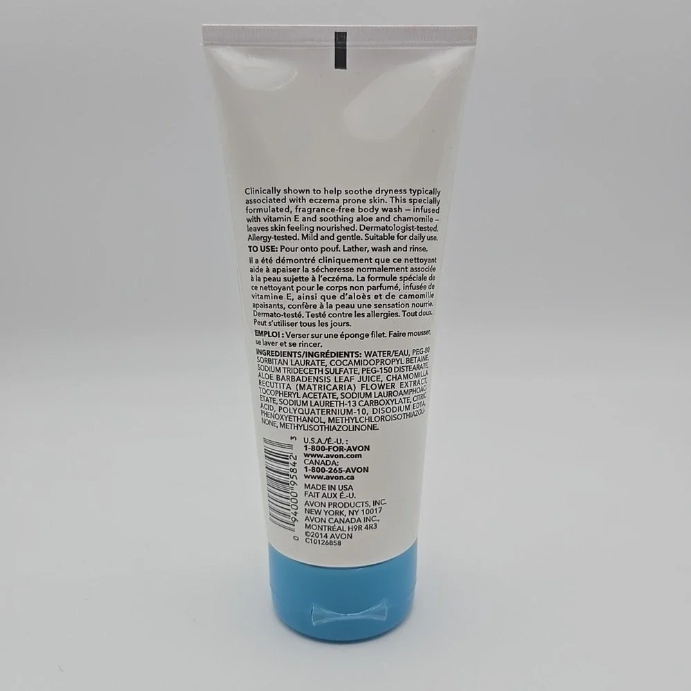 AVON‎ MOISTURE THERAPY DERMA SOOTHING BODY WASH FOR ECZEMA PRONE SKIN - 6.7 floz